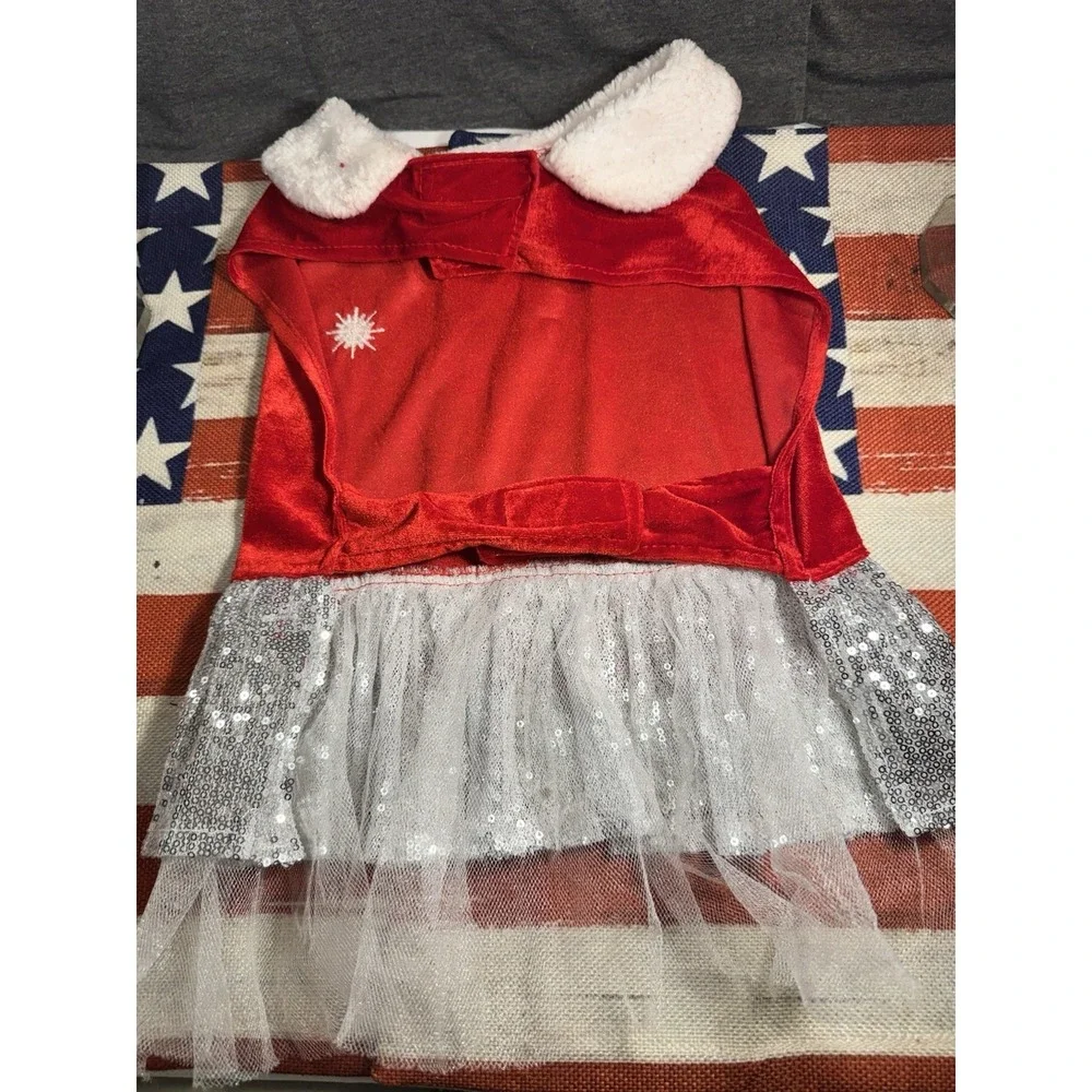 Pet Holiday Christmas Outfit Dog Costume Large